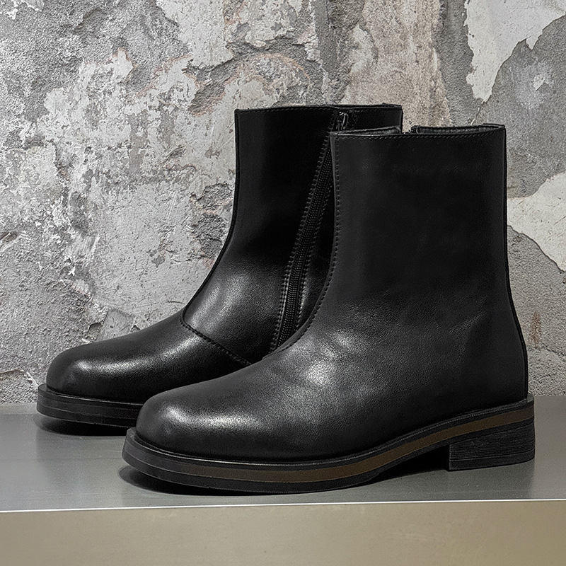 Men Formal Wear With Boots - Botas masculinas vintage de luxo artesanal