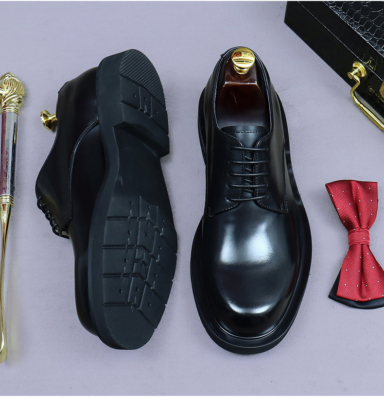 Sapatos Oxford Derby Masculino - Formal Men Daily Wear Footwear avaliação e preço