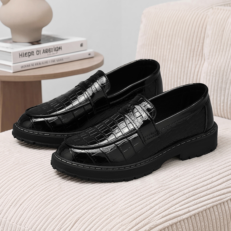 Sapatos masculinos casuais, co - Formal Men Daily Wear Footwear avaliação e preço