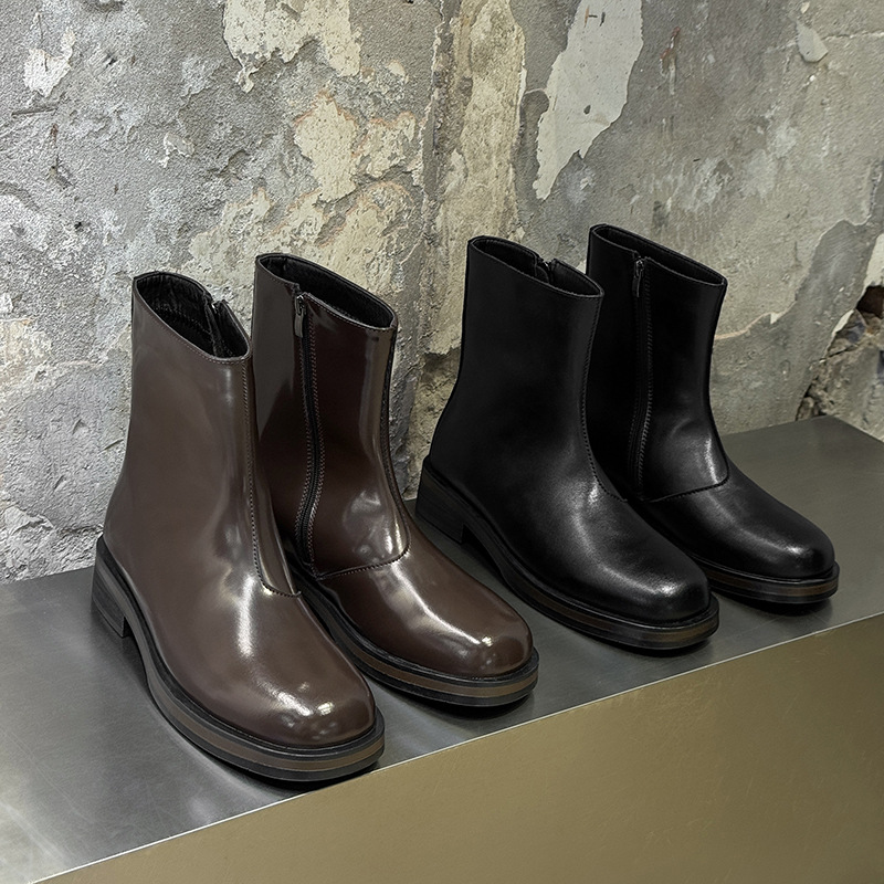 Botas masculinas vintage de lu - Men Formal Wear With Boots avaliação e preço