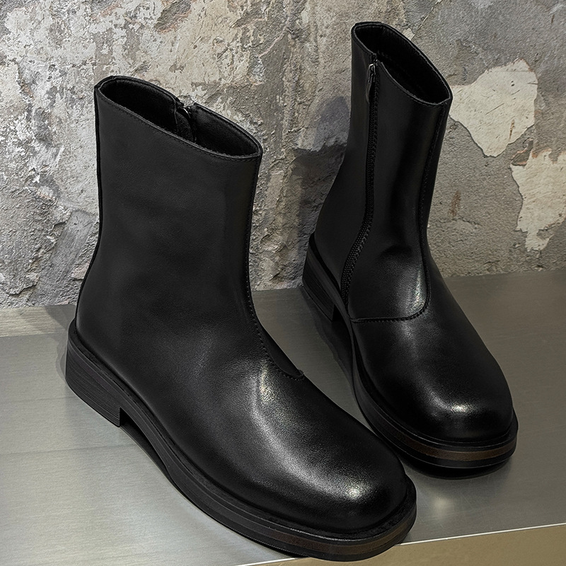 Botas masculinas vintage de lu - Men Formal Wear With Boots avaliação e preço