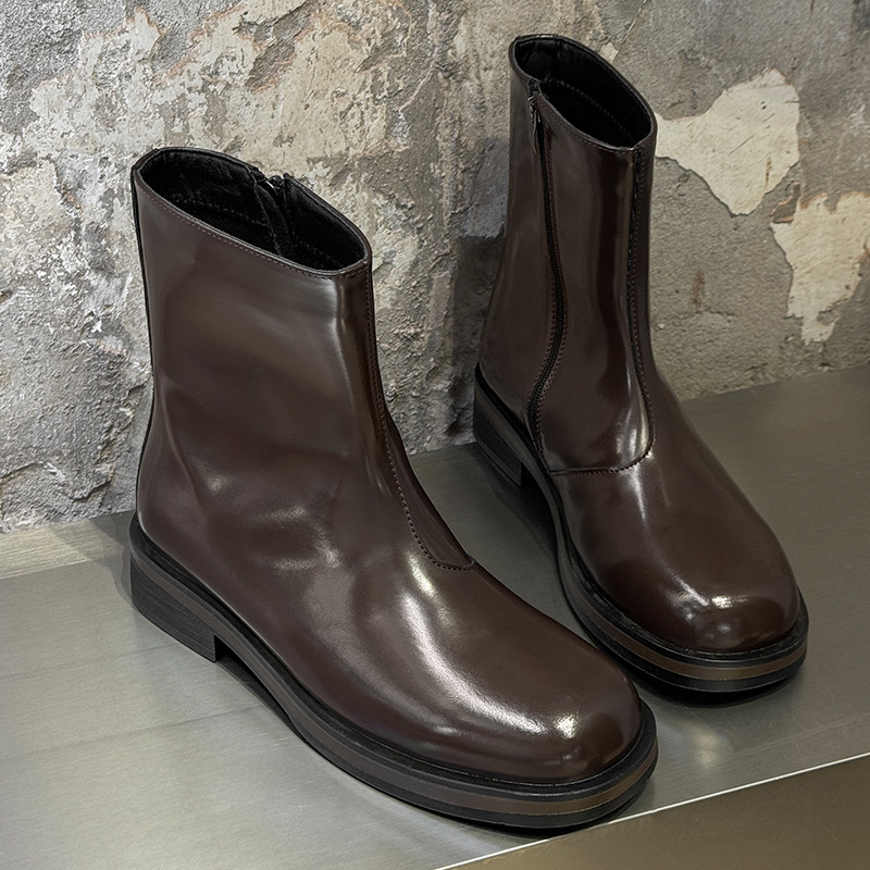 Botas masculinas vintage de lu - Men Formal Wear With Boots avaliação e preço