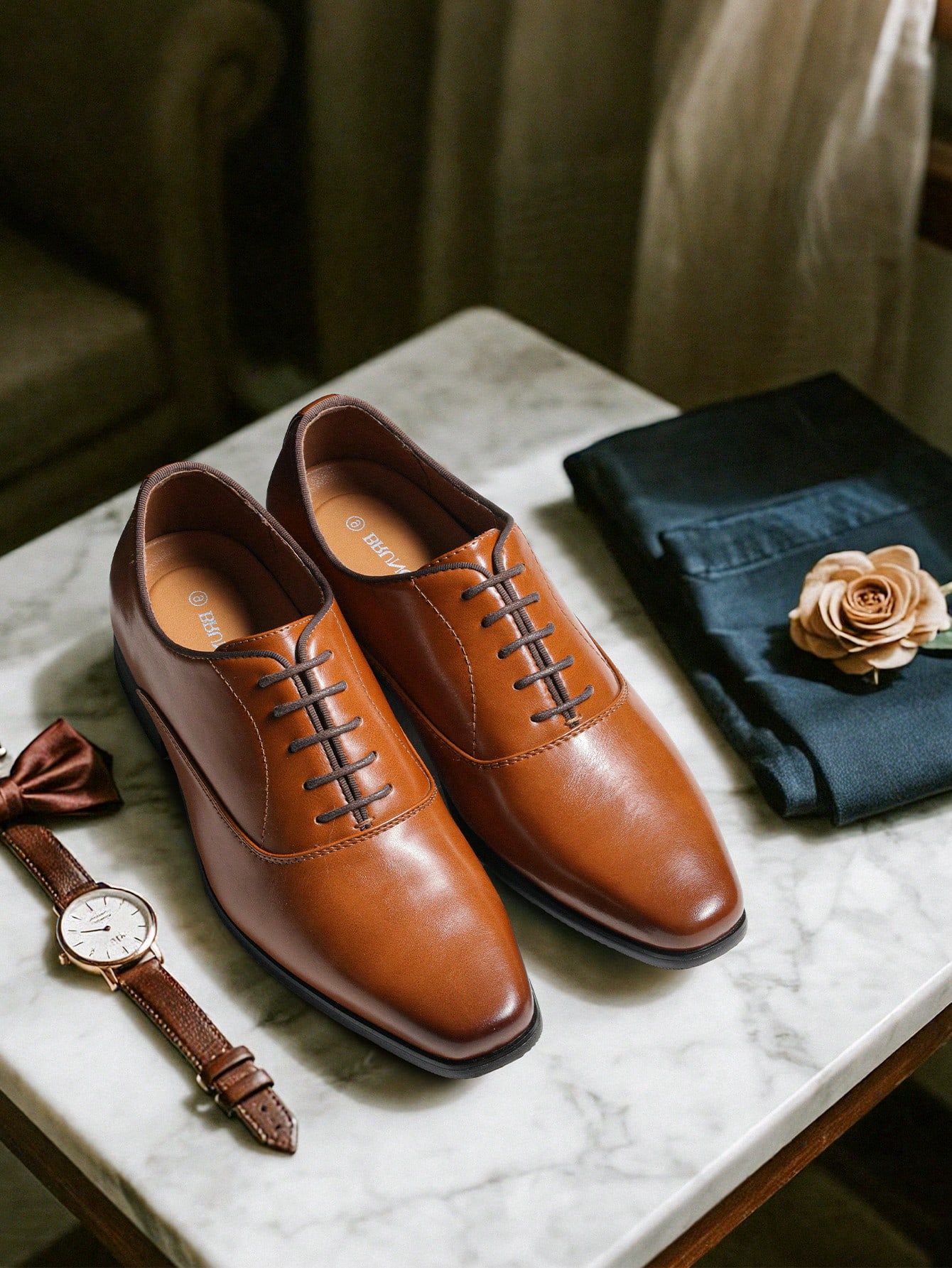 Sapatos Oxford clássicos de co - Formal Men Daily Wear Footwear avaliação e preço