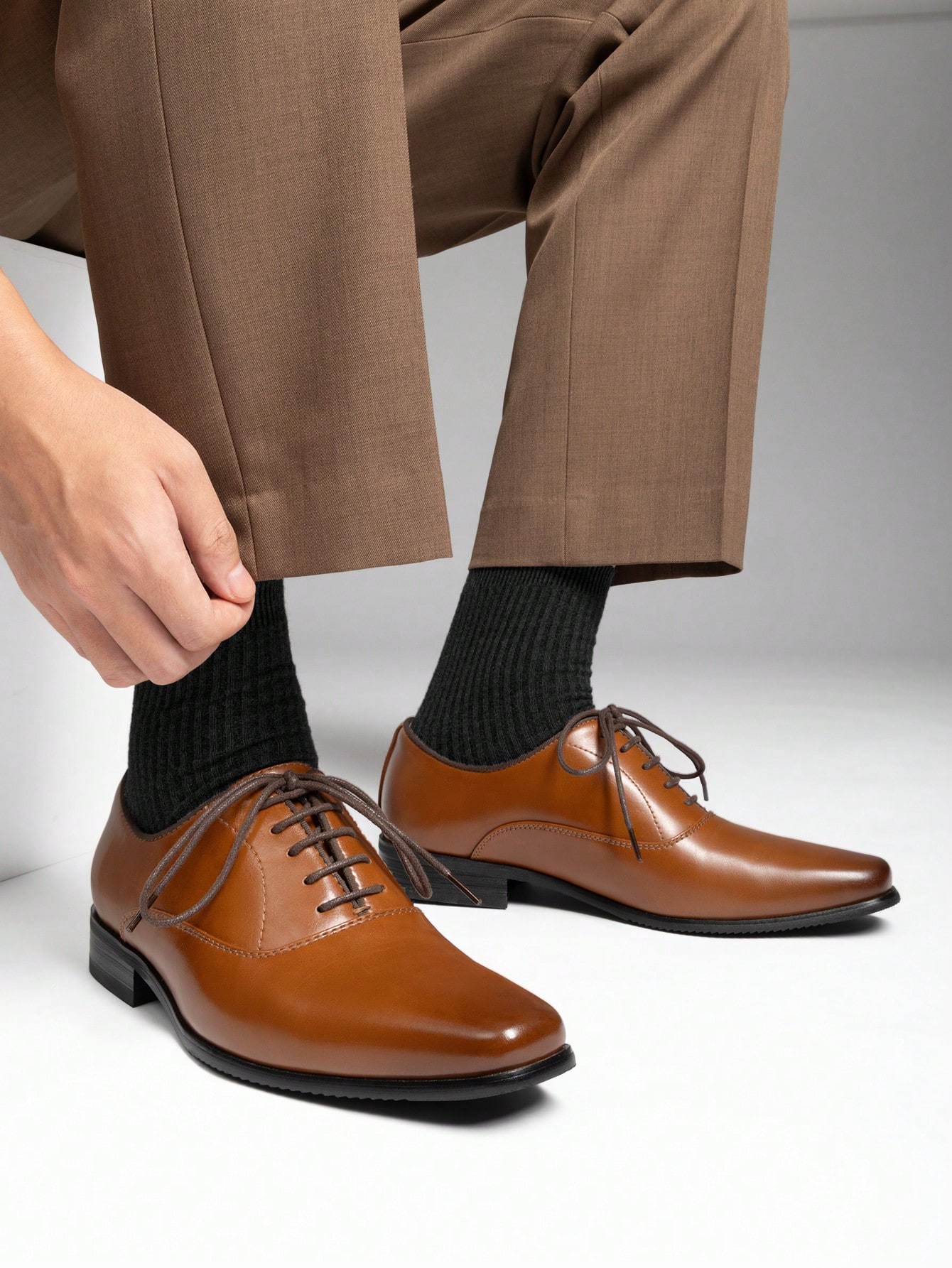 Sapatos Oxford clássicos de co - Formal Men Daily Wear Footwear avaliação e preço
